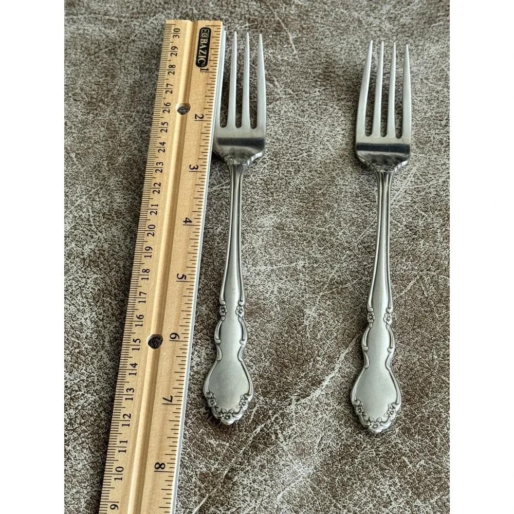 Oneida Dover‎ Cube Heirloom Flatware Dinner Forks